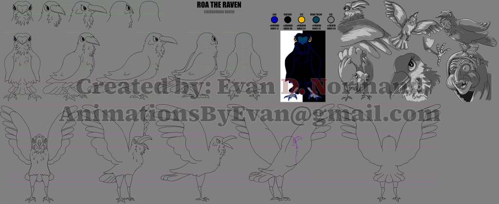 Raven design from Aether Fount.