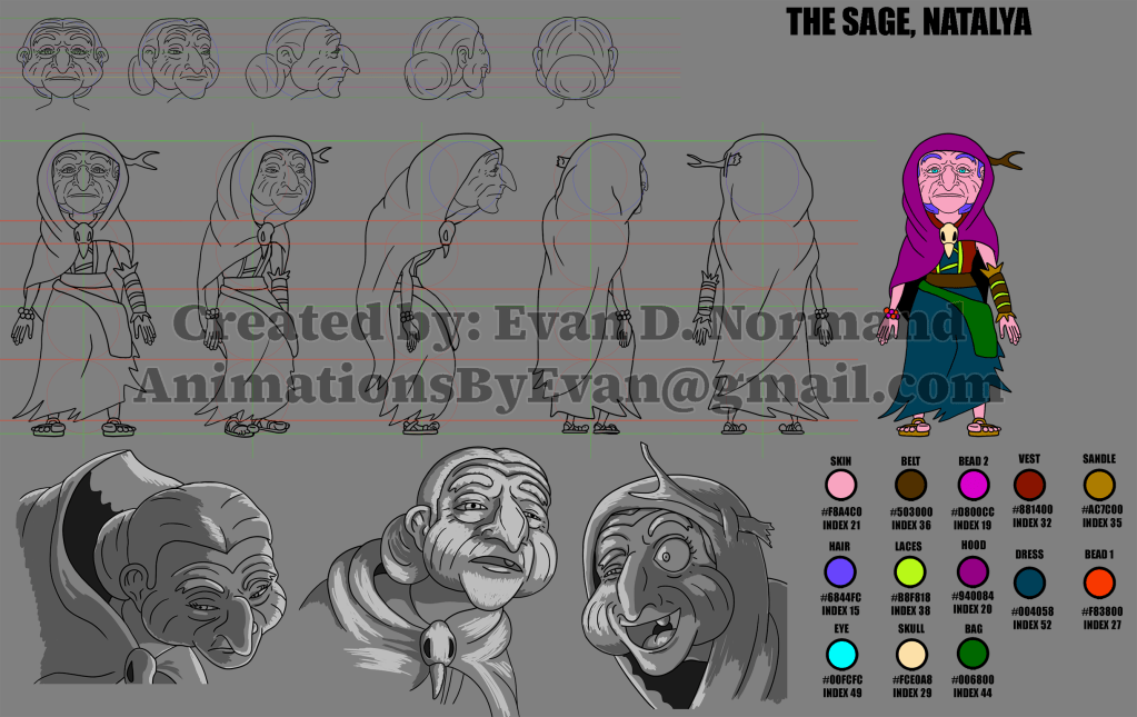 Elder sage design from Aether Fount.